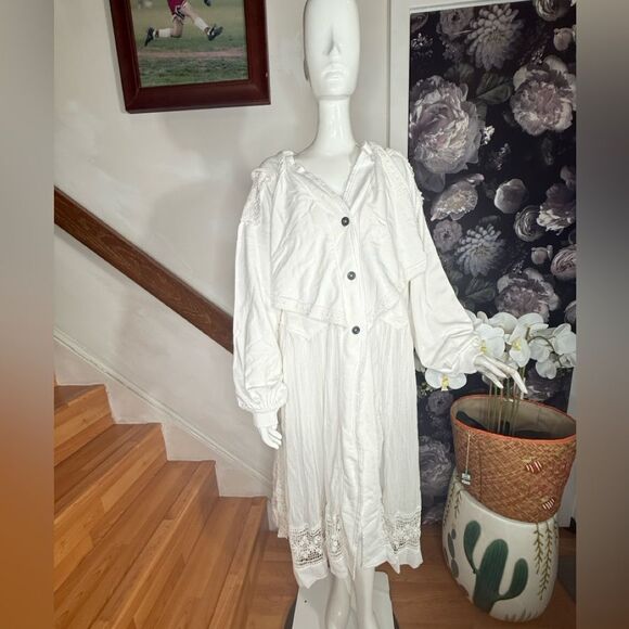 Free People White Cardigan Sweater - Picture 6 of 11